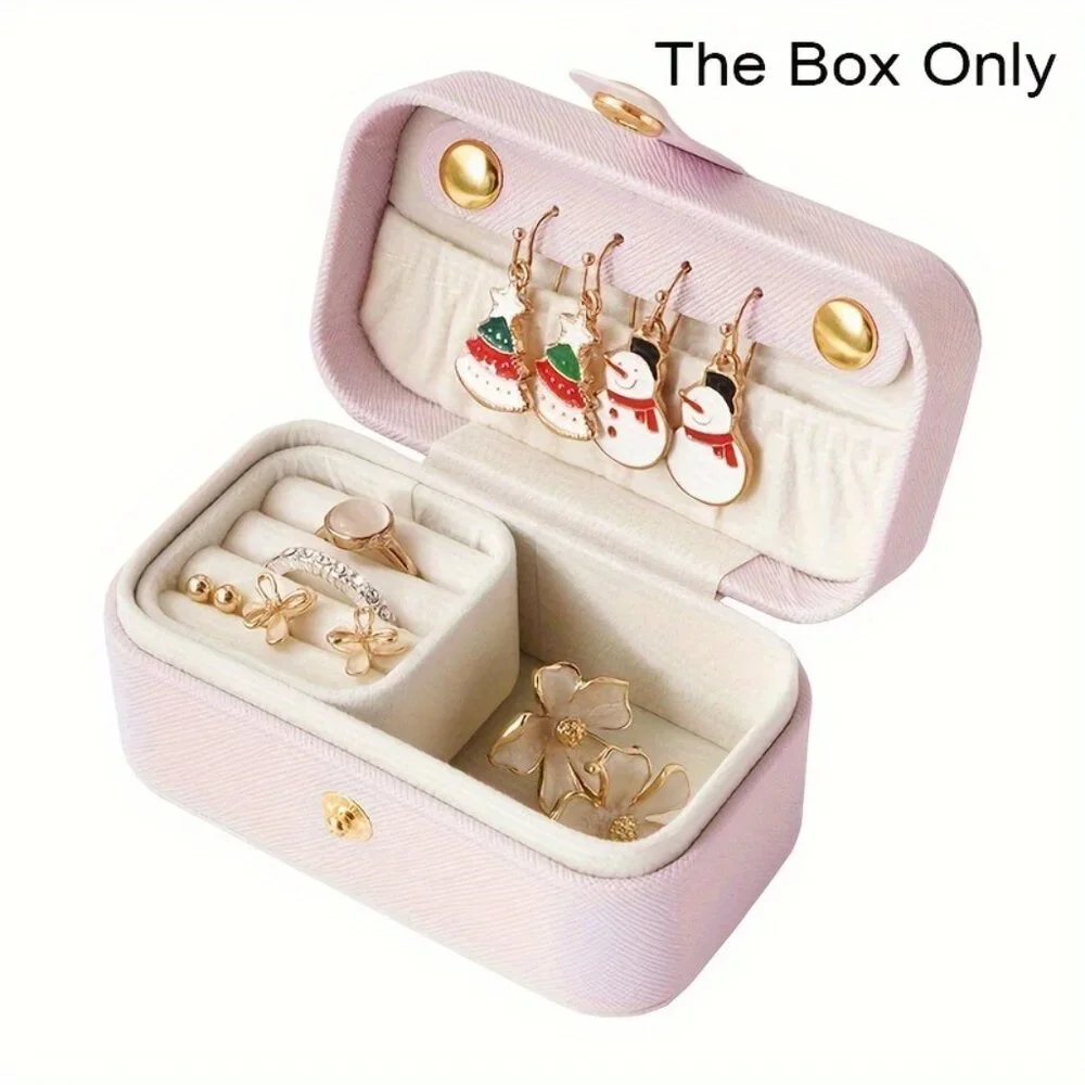 1pc Portable Jewelry Organizer Jewelry Box For Rings, Pendants, Earrings